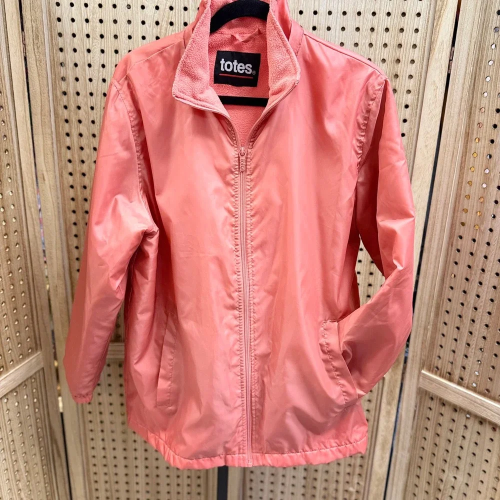 Totes Women's Coral Fleece Lined Full Zip Lightweight‎ Jacket